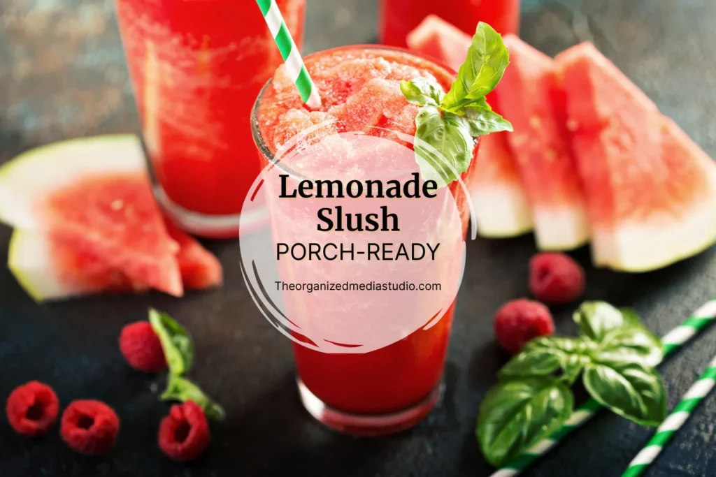 Slushie machine strawberry-lemonade slush — frozen drink maker for gatherings