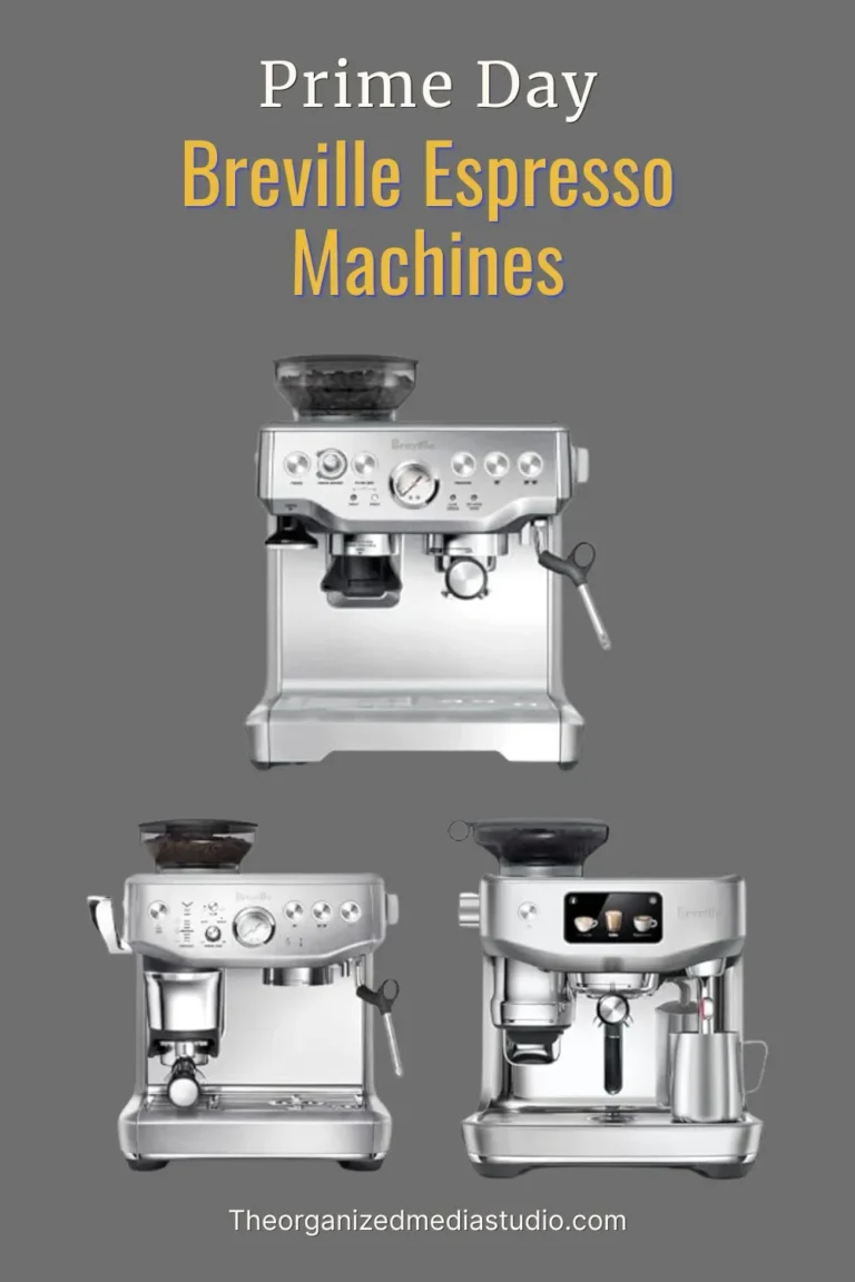 breville espresso prime day features the breville barista express, barista express impress and oracle jet models