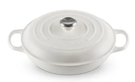 Le Creuset Braiser, 3.5 qt, Matte White